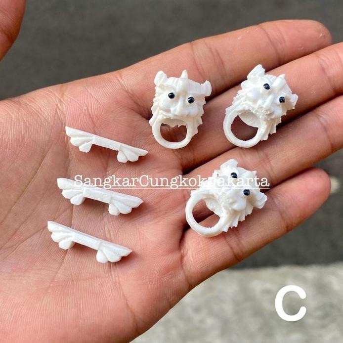 Rumah Klem Set Atas Bawah Ukir Sangkar Cungkok Pleci Bahan Resin murah