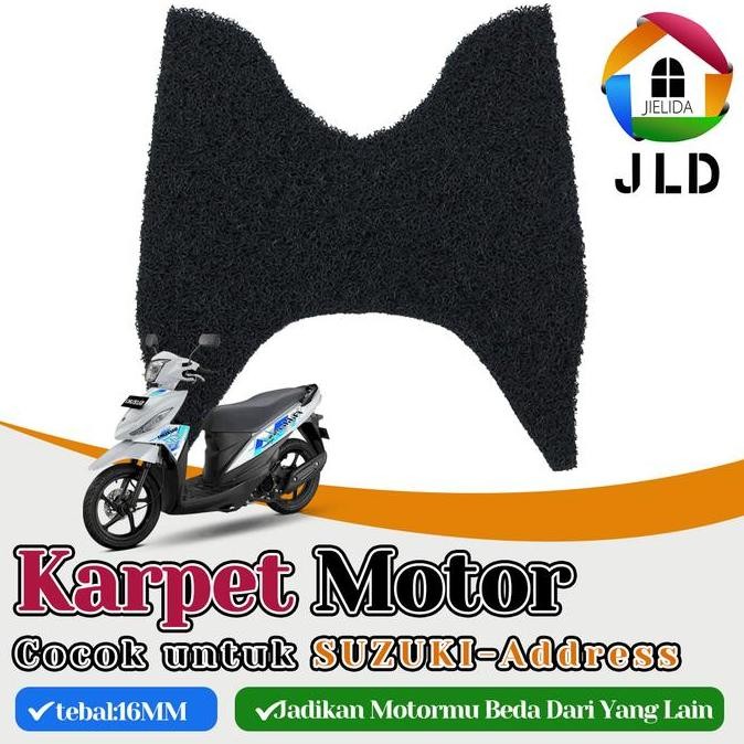 Jielida Karpet Address Karpet Suzuki Address Karpet Motor Suzuki Address Keset Address Motif Print
