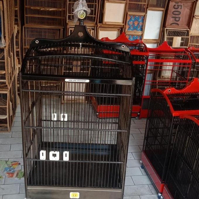 sangkar/ kandang kotak oriq no 3 warna coklat (gojek dan grab) murah