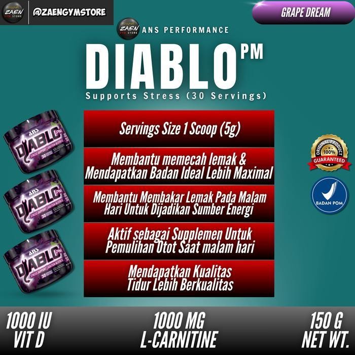 ANS Performance Diablo PM Fat Burner Nite Burn