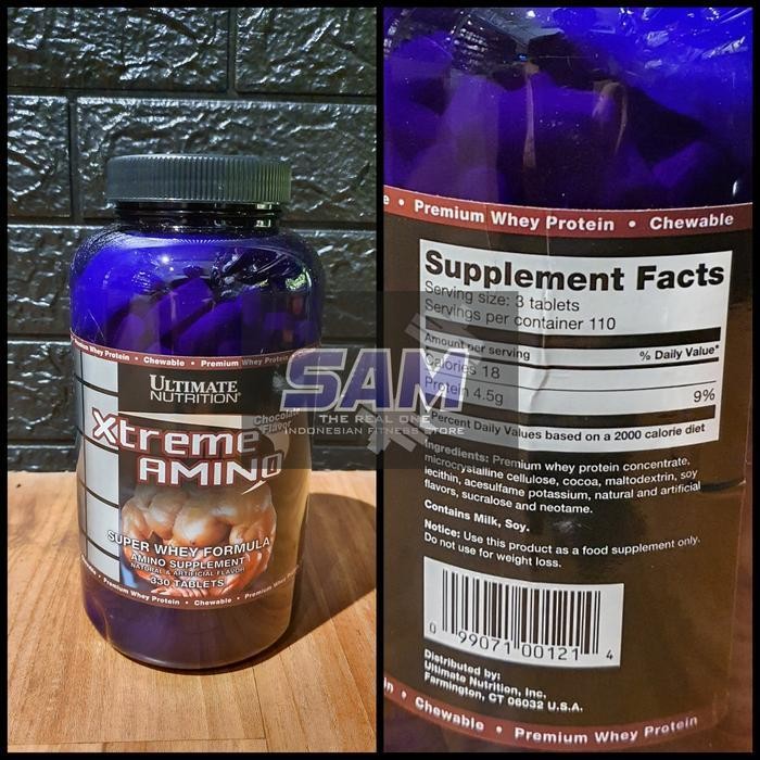 Suplemen Fitness UN ULTIMATE Xtreme Amino 330 tablet Protein
