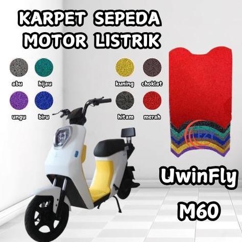 Karpet Sepeda Motor Listrik Uwinfly M60 , Alas Kaki, Pijakan Kaki