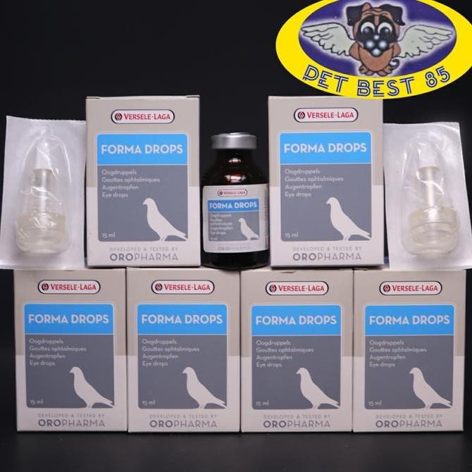 Forma Drops Eye 15ml Obat Tetes Mata Burung&Checker Saluran Pernapasan Versele-Laga murah