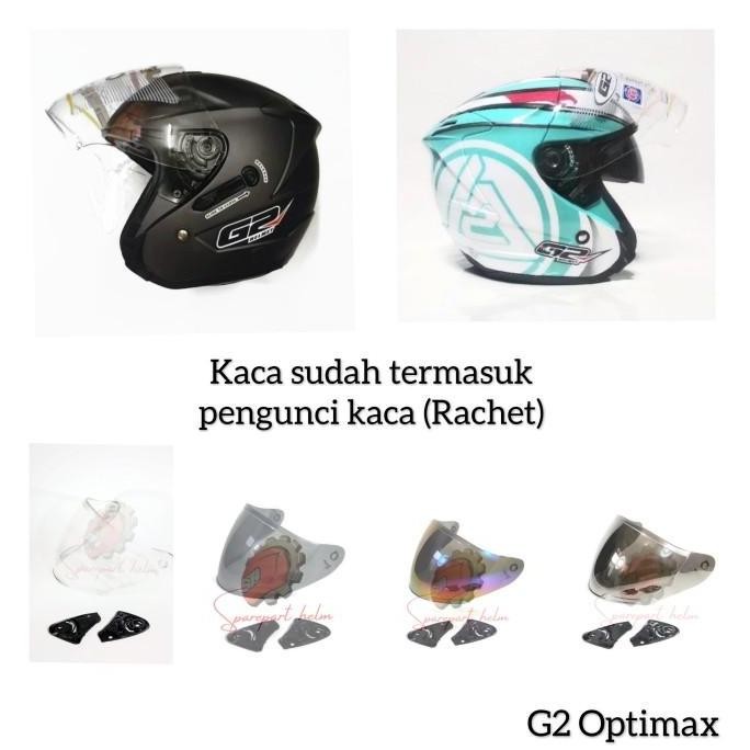 Kaca helm G2 Optimax Visor Helm G2 Optimax Rachet