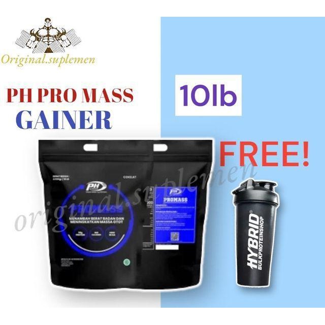 PROHYBRID MASS GAINER/PH MASS 10LBS BPOM & HALAL ORIGINAL