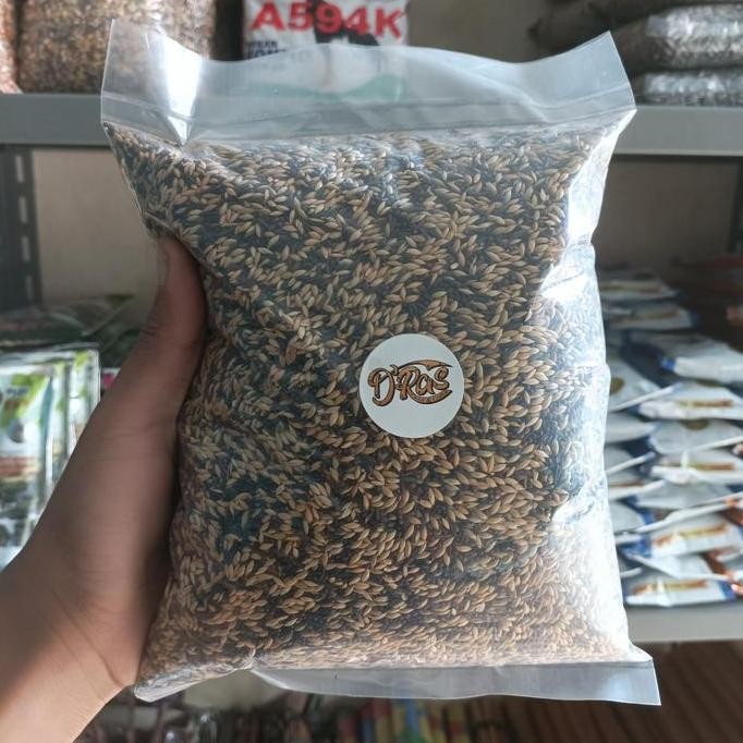 pakan kenari campur 1kg pakan ternak harian burung kenari murah
