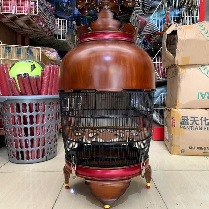 SANGKAR KANDANG PERKUTUT JATI NATURAL murah