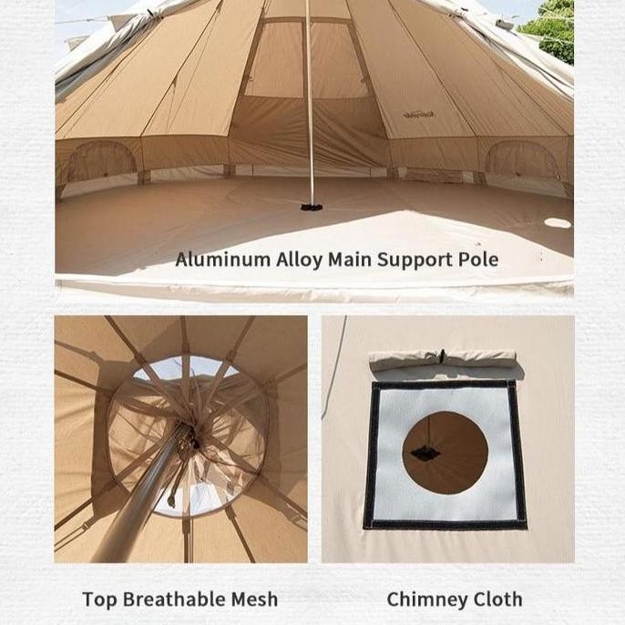 Tenda Cotton Series Naturehike Nh20Zp005 Camping Glamping Safari