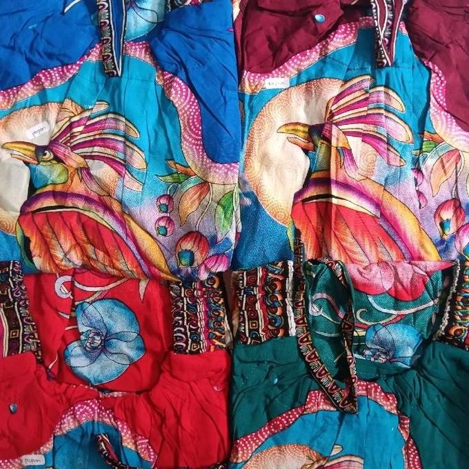 Daster Yukensi Batik Assyakurfawwaz Ld 130 Motif Burung Kakatua
