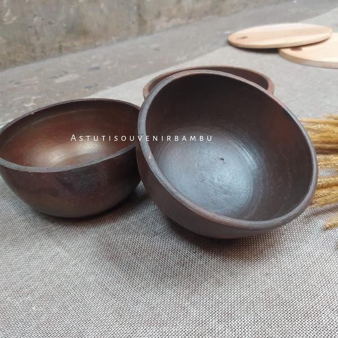 MANGKUK TANAH LIAT / mangkuk gerabah / mangkuk murah / kerajinan tanah