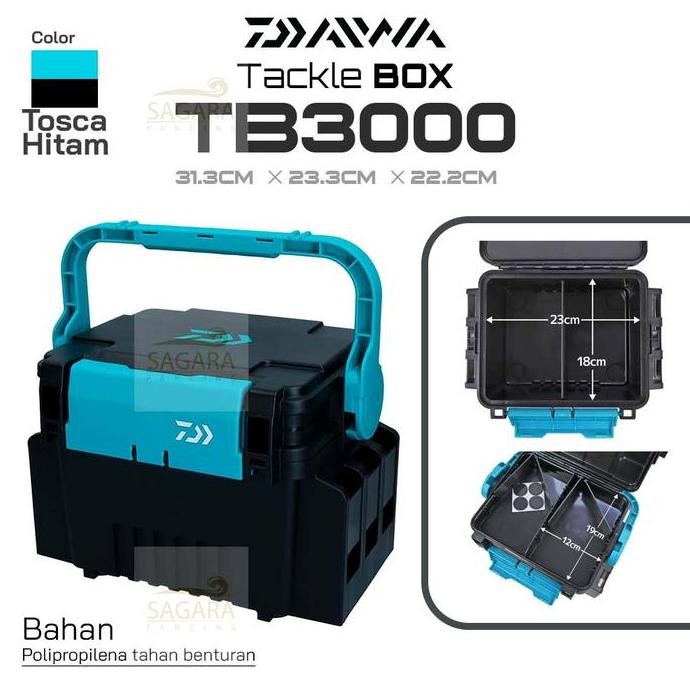 Box Pancing Tackle Box Daiwa TB 3000 | 4000 | 5000 | 7000 | 9000