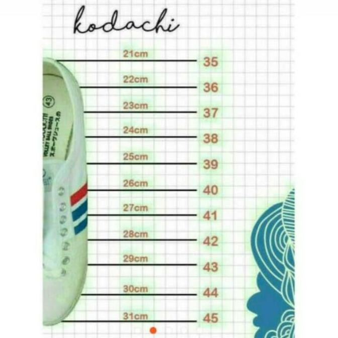 Kodachi 8116 Sepatu Capung Putih Biru Silver / Sepatu Capung Original