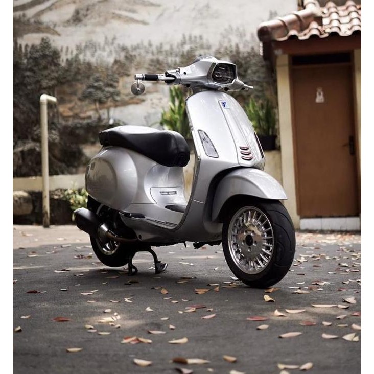 Spion Jalu / Barend Oberon Chrome Cnc Universal Vespa Matic