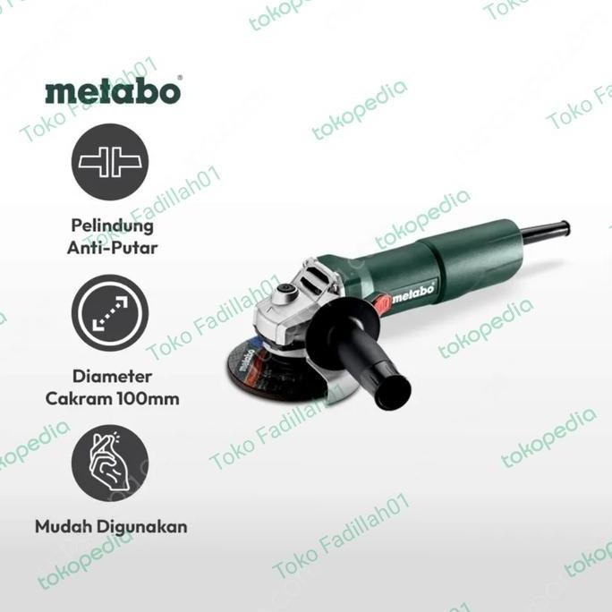 METABO mesin gerinda tangan 4 inch CPL W750-100 / mesin gerinda metabo