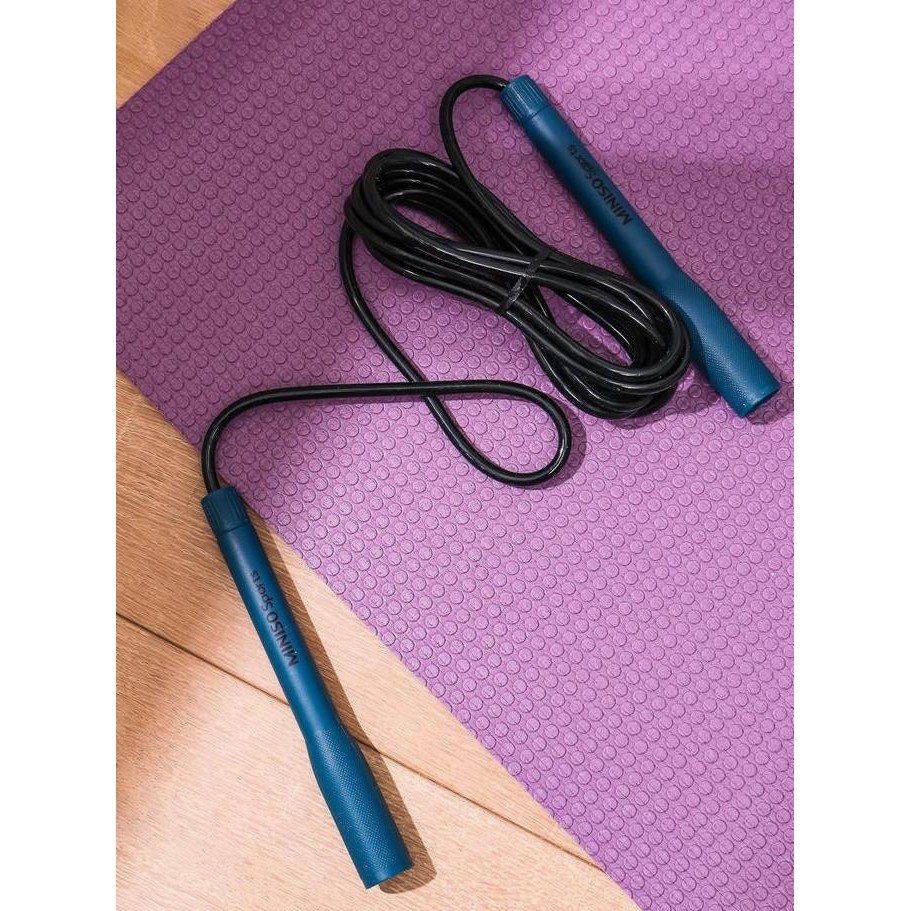 MINISO Lompat Tali Rope Skipping Olahraga Pegangan Tangan Panjang