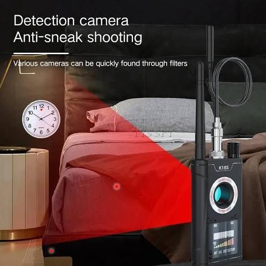 Detector Gps Rf K18S Alat Bantu Privasi Deteksi Signal Spy Kamera Tersembunyi Pelacak Ponsel Kualita