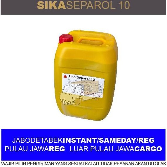 Promo Sika Separol-10 Jerrycan 20L Sika Separol 10 Minyak Bekesting COD