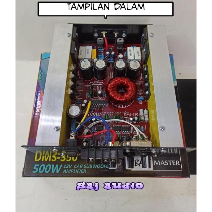 Power Subwoofer Monoblok Bass Master Dms 350.... 500Watt