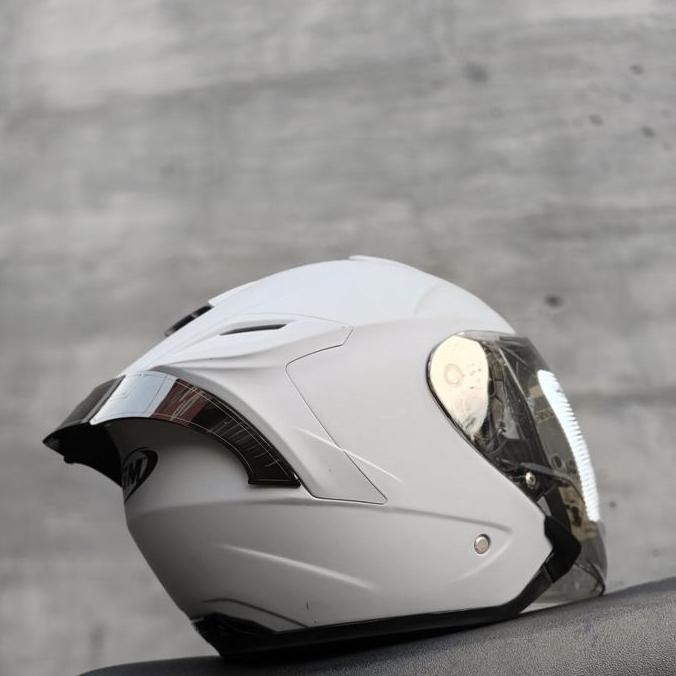 Helm Gm Fury Paket Spoiler, Double Visor, Slot Intercom, Original