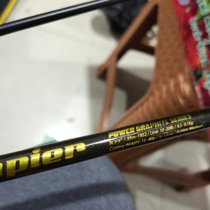Joran Loomis Black Rapier 195 Joran Carbon Bc Baitcasting Tanduk