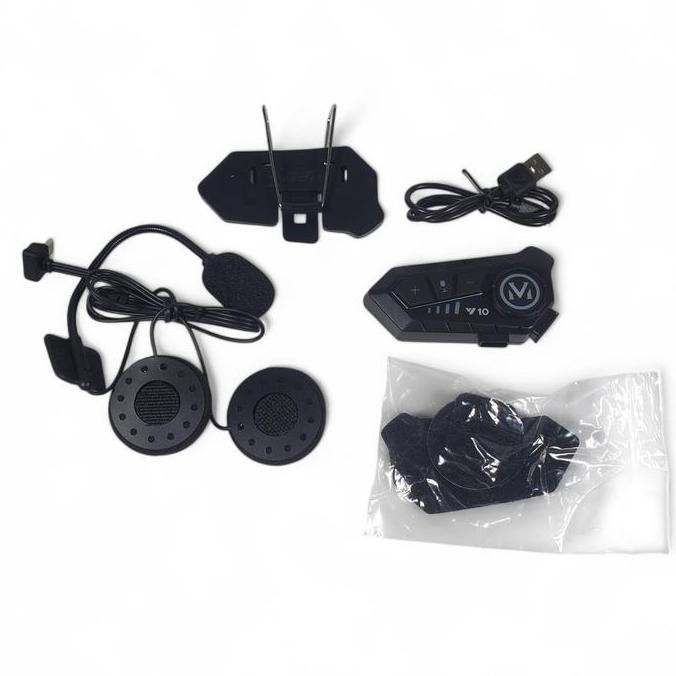 Intercom Helm Bluetooth Radio Fm Headset Helmet Motorcycle - Y10