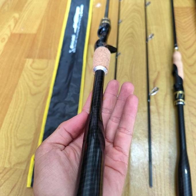 Joran Casting Shikari 602 Carbon Solid Terbaru