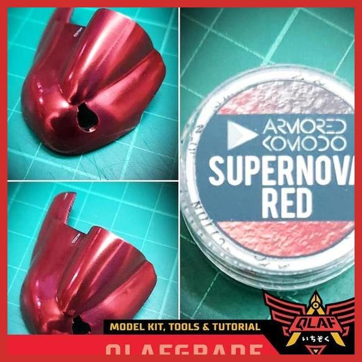 (GUNDAM) RED SUPERNOVA CHAMELEON COLOR PARTICLE PARTIKEL CAT AIRBRUSH MODEL KIT SIAP KIRIM