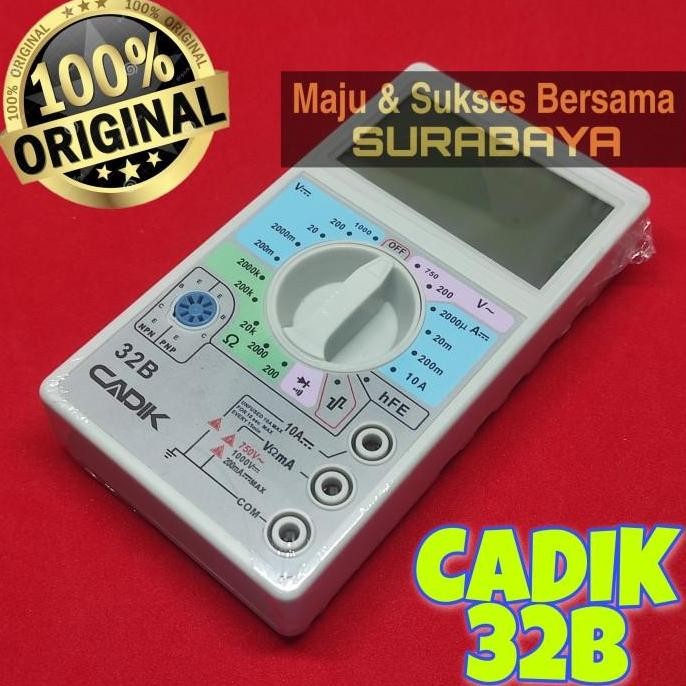 BEBAS ONGKIR - CADIK 32B equivalent / pengganti DEKKO 86D Mini Digital Multimeter AVO Multitester Mu