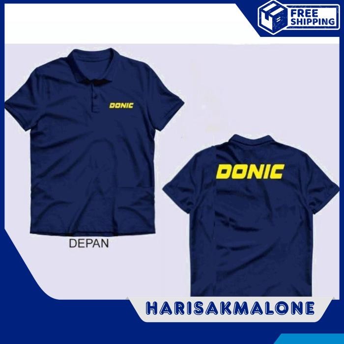 EKSKLUSIF KAOS POLO SHIRT TSHIRT BAJU KERAH DISTRO DONIC POLOS CUSTOM INDONESIA PRIA WANITA KEREN KA