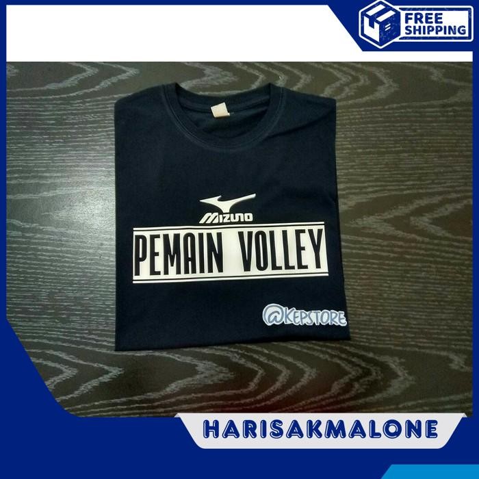 BERKUALITAS TINGGI KAOS TSHIRT BAJU COMBED 30 DISTRO MIZUNO PEMAIN VOLLEY VOLI OBRAL POLOS CUSTOM IN