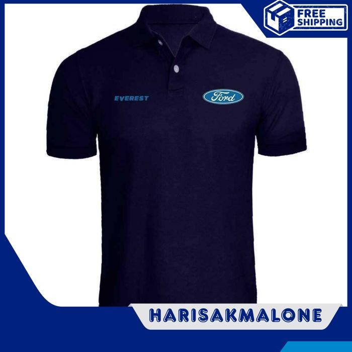 TERBARU KAOS POLO SHIRT TSHIRT BAJU KERAH DISTRO FORD EVEREST POLOS CUSTOM INDONESIA PRIA WANITA UNI