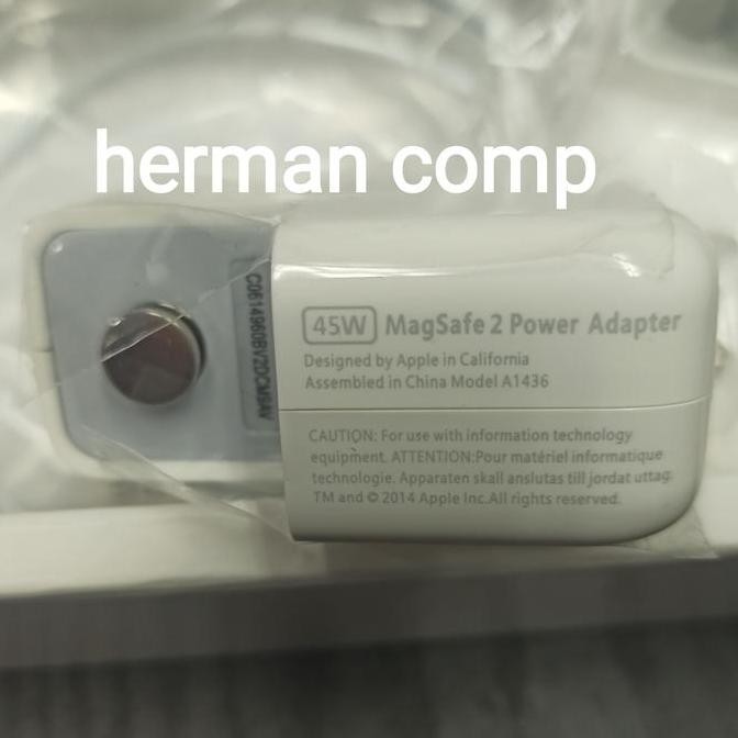 Original Charger Macbook Air 2012 2013 2014 2015 2016 2017 45W Magnet
