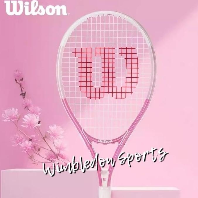 Raket Tenis WILSON BURN 113 PINK / Raket Wilson BURN PINK / Raket Tenis Pemula Wanita