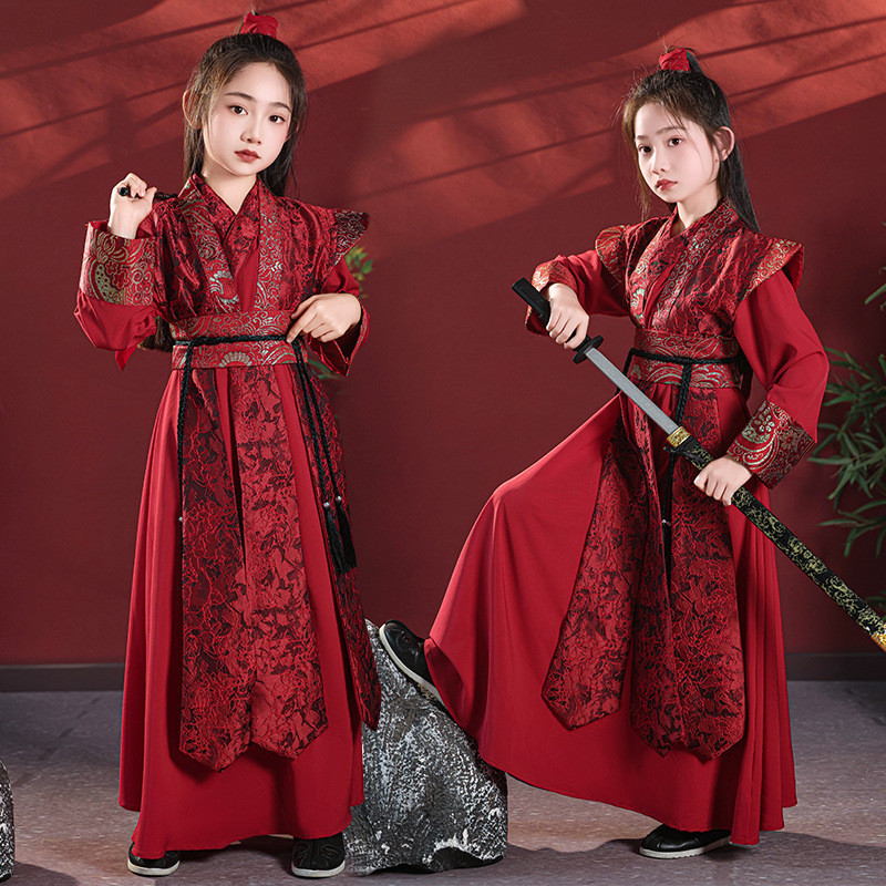Children's Hanfu Girl Mulan Costume