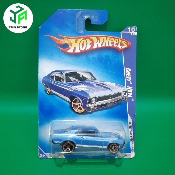 hotwheels chevy nova faster than ever series