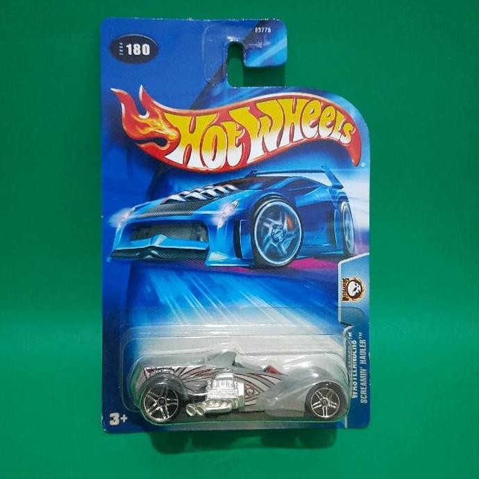 hotwheels screamin hauler grey