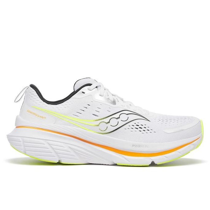 Sepatu Running Saucony Guide 18 - White/Peel