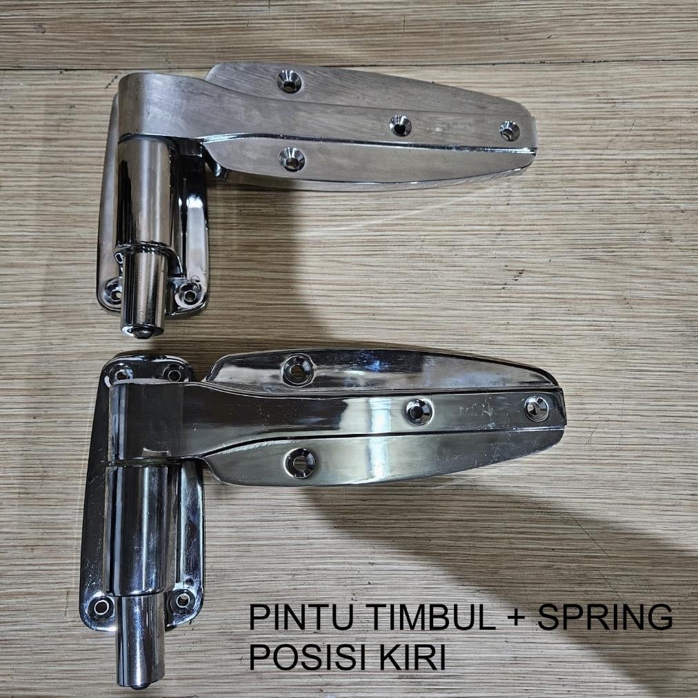 HINGES LT 1238B WITH SPRING -  1 SET / ENGSEL COLD STORAGE / COLD ROOM / FREEZER / CHILLER