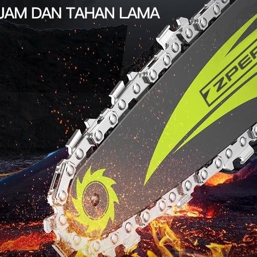 Codzper Mesin Chainsaw Cordless Chainsaw Gergaji Gergaji Rantai Elektrik Mini Gergaji Listrik Zp012 