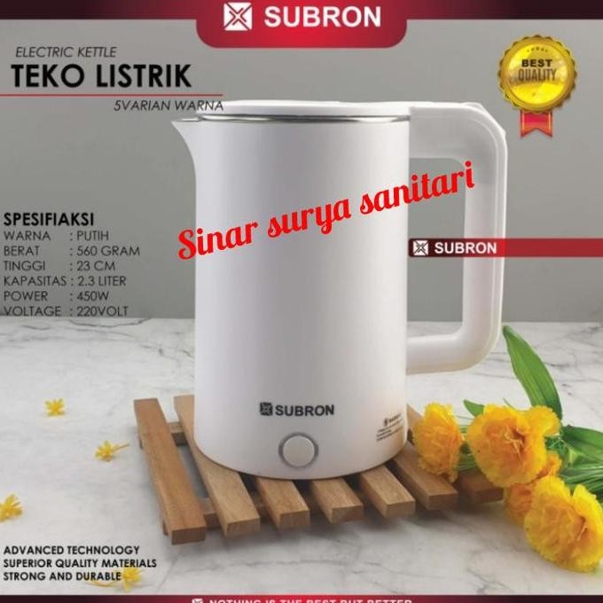 Teko Pemanas Air Subron / Pemanas Air Listrik / Teko Listrik Pemanas