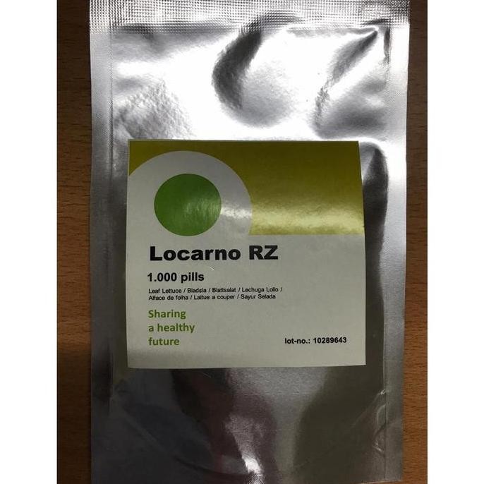 Promo Benih Locarno RZ Green Lollo Lettuce Locarno Rijk Zwaan - 1000 pills COD