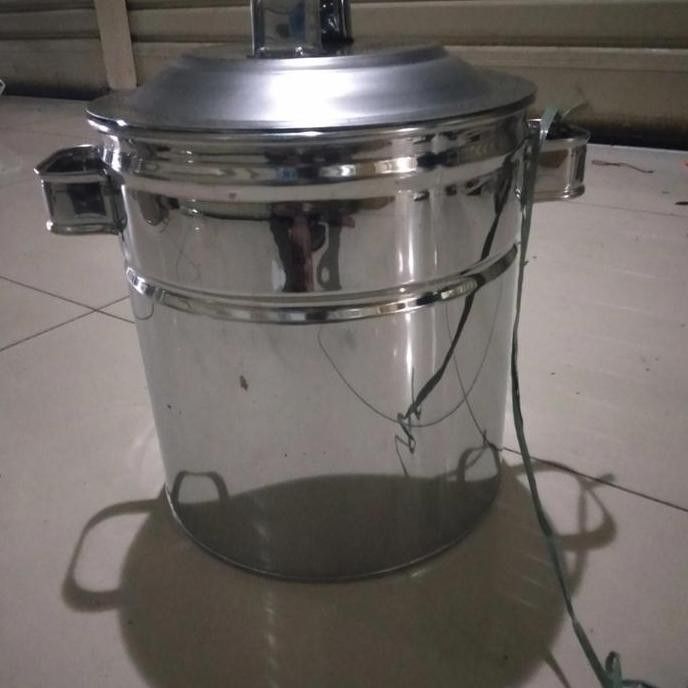 Panci Kukus Stainless 22Cm / Panci Bakso Mini / Tong Langseng Panci