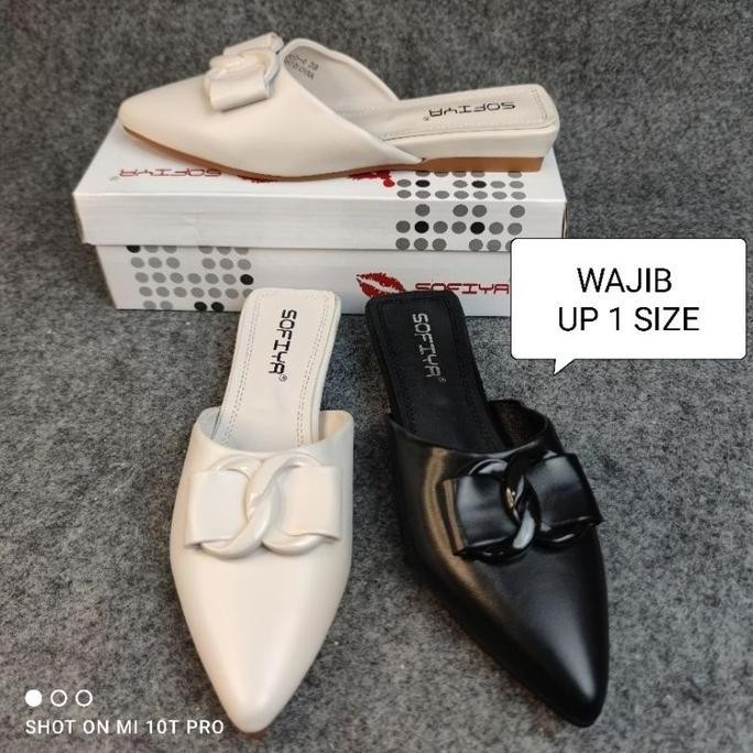 Promo [BISA COD] SOFIYA ORI 8010 4 SANDAL FLAT WANITA IMPORT / SANDAL BUSTONG WANITA IMPORT /SENDAL 