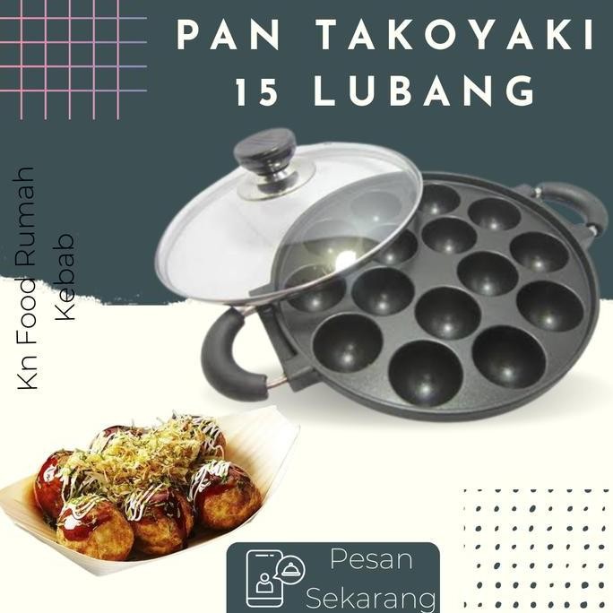 Takoyaki Pan (Takoyaki Maker) - 15 Holes - Pan Takoyaki