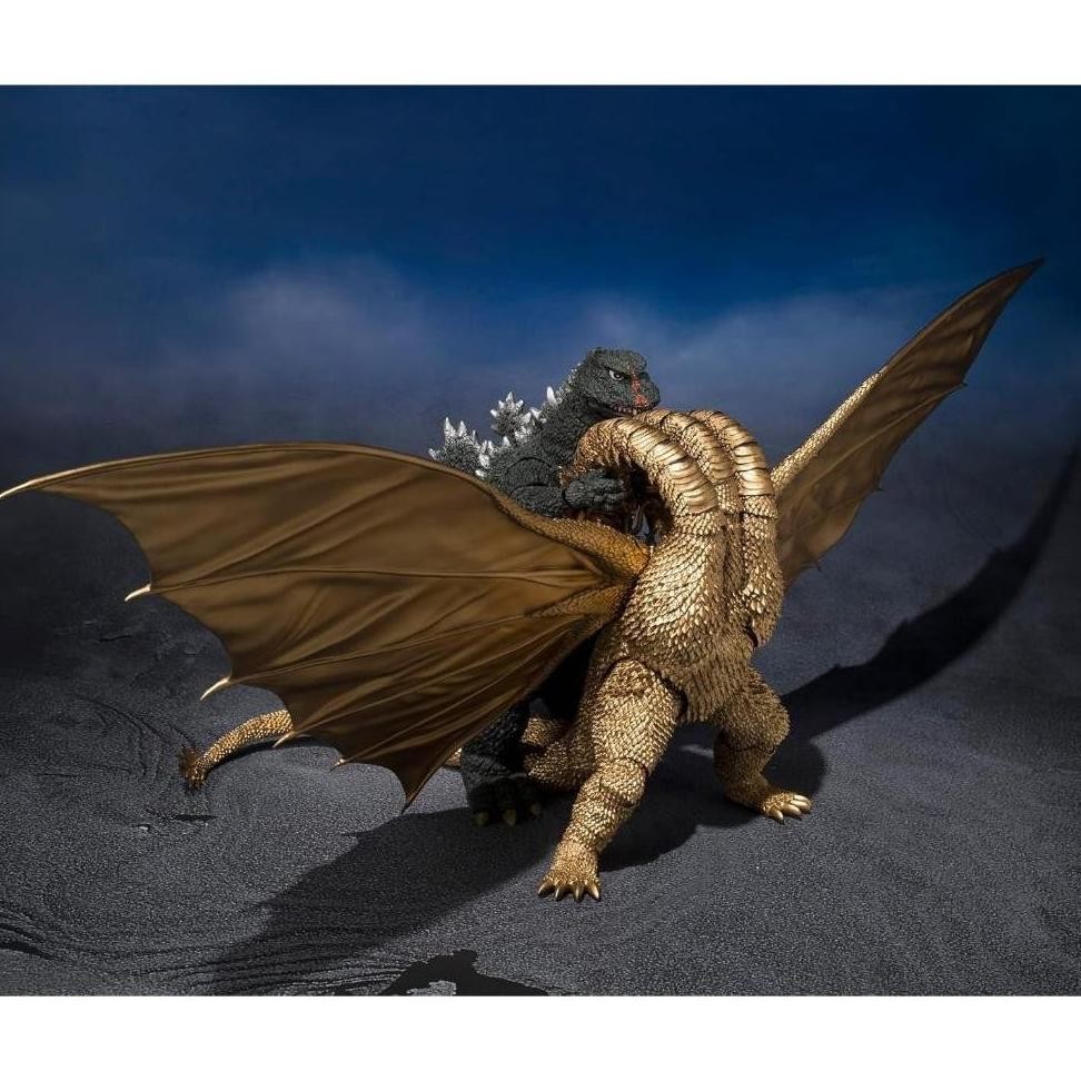 BestSeller TAMASHII NATIONS - GODZILLA - KING GHIDORAH [1972] S.H.MONSTERARTS ACTIONFIGUR ORIGINAL