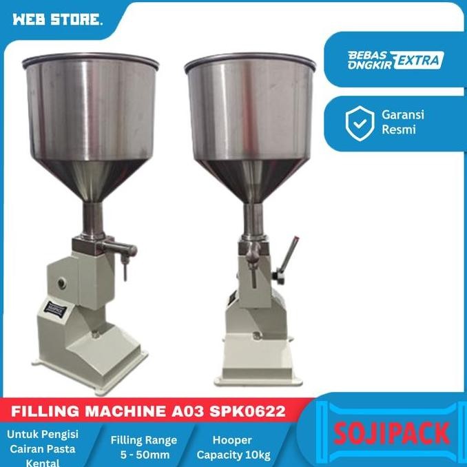 BELLYARD Filling Machine A03 Mesin Pengisi Cairan Pasta Kental SPK0622 SOJIPACK