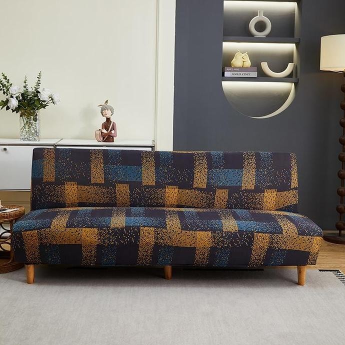 Promo Elastic Vintage Sofa Bed Cover / Penutup Sarung Sofa Bed Elastis Shabby Floral Scandinavian ka