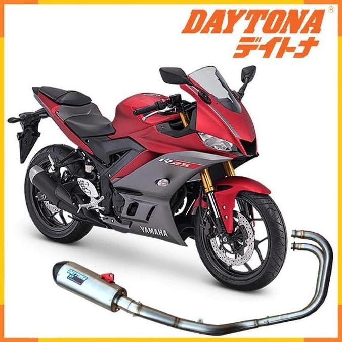 Daytona Knalpot GP Taper Exhaust Racing Yamaha R25 - 3377