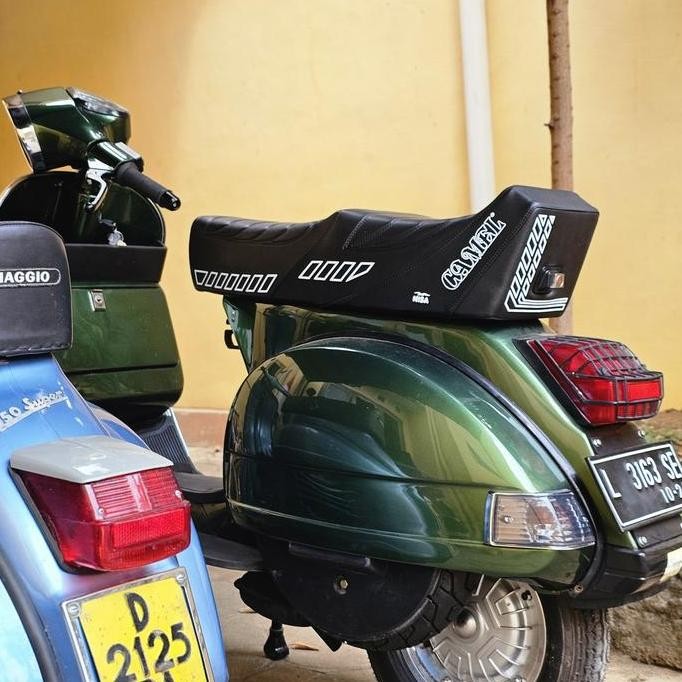 Jok Original Yankee Nisa Camel Vespa Npx Px Ps Exclusive Black