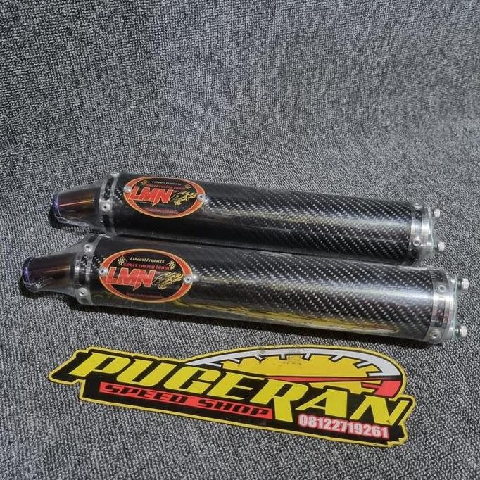 SILINCER KNALPOT 2TAK LMN RACING CARBON ORIGINAL